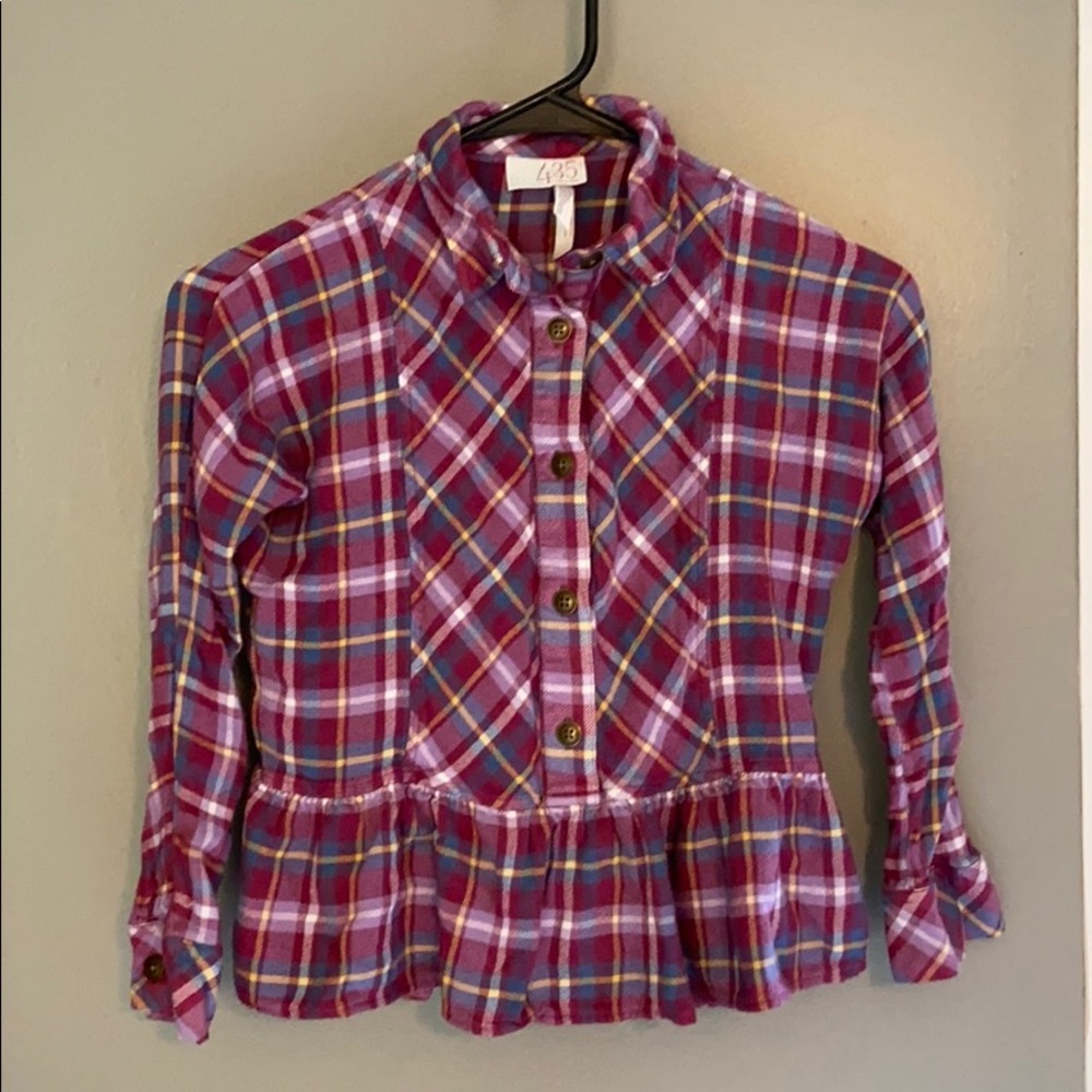 Matilda Jane girls flannel blouse